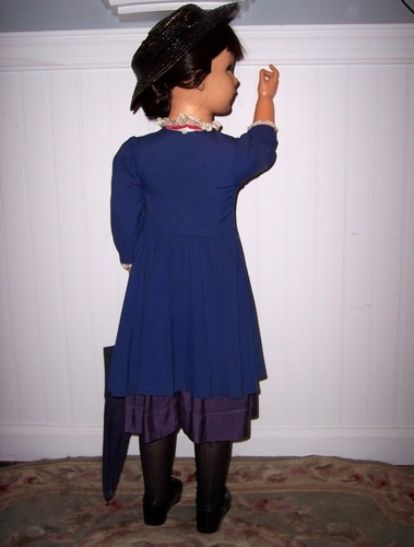Vintage 36" Mary Poppins Horsman 1966 Rare Walker Doll Minor Flaws PlayPal Size - Picture 9 of 24