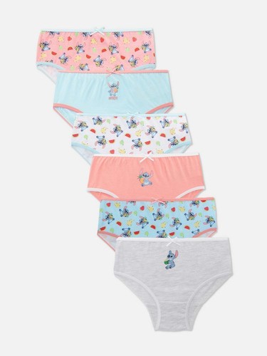 Lilo Stitch Angel Slips Tropical Slips Unterwäsche 6er Pack Disney Baumwolle Pants
