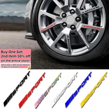 Set of 16 Sport Mark Car Wheel Rim Auto Decals Universal Reflective Car Stickers