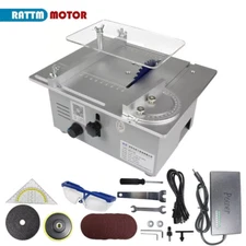 Mini Table Saw 1.18 Inch 120W 10000rpm Adjustable Cutting Depth For Wood Cutting