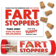 Fart Stoppers Embarrassing 12" Clear Prank Tube Mailed Directly to your Friends!