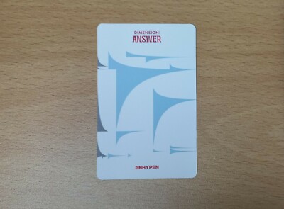 Enhypen DIMENSION : ANSWER HEESEUNG Official Photocard 1ea | eBay