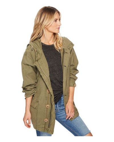 Joshua Tree Hooded Jacket Moss Green 