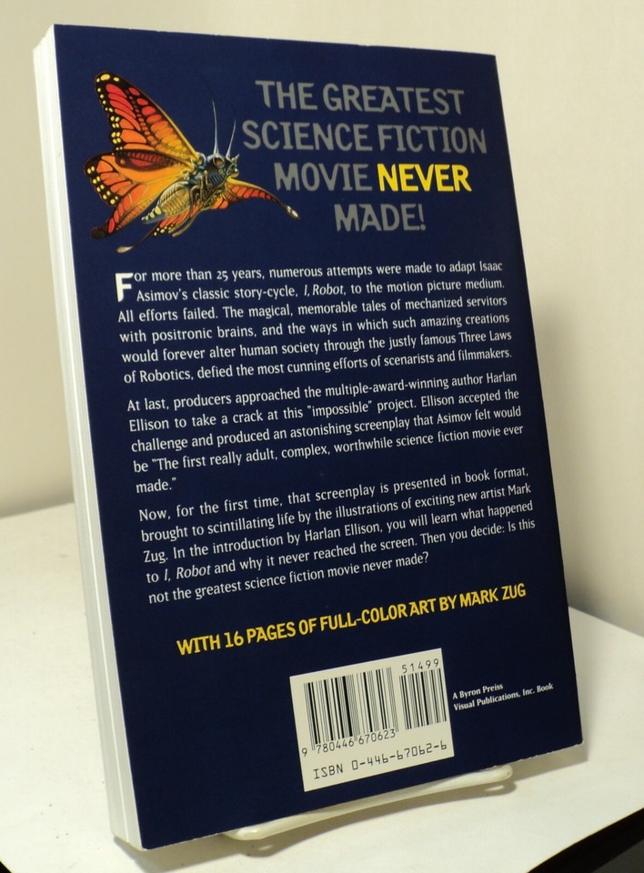 I Robot - The Illustrated Screenplay by Harlan Ellison and Isaac Asimov ...