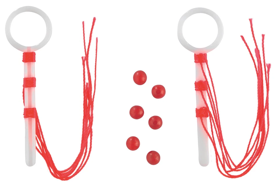 Balzer Schnurstopper L Ø 0,30-0,40mm 6 Stück + Perlen Posenstopper Stopper