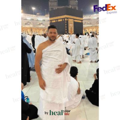 Stilux Ihram Ehram Pour Hommes Hajj Omra - Lot 2 Serviettes Coton 110x220cm 1300g Blanc
