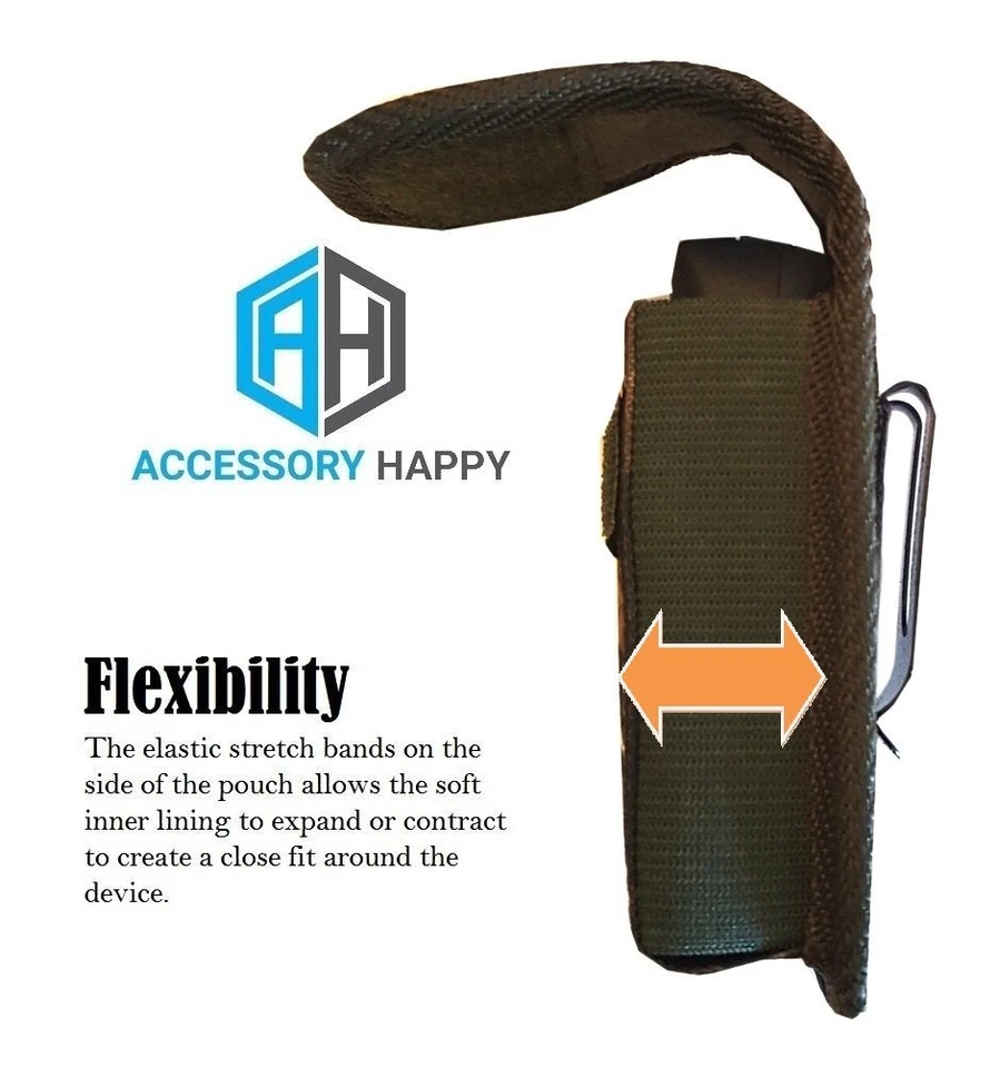 Large Camo Vertical Flip Phone Case DURA XV, Insulin Pump Belt Pouch Holster - Image 4 of 4