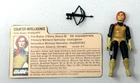 GI JOE ARAH Scarlett Figure Straight Arm Complete with file card 1982 Vintage