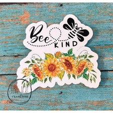 Inspirational Sticker Bee Kind Sticker Car Window Decal Waterproof Sticker
