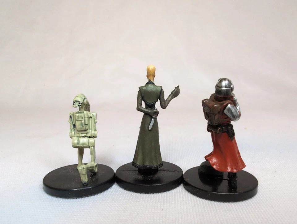 Star Wars Miniatures Battle Droid, San Hill, Separatist Commando #25, 37, 38/60 - Image 2 of 4