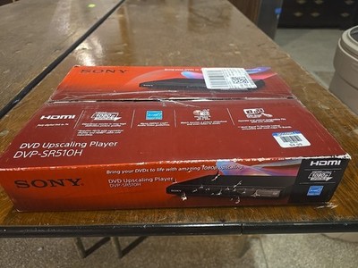 New Sony DVP-SR510H Upscaling HDMI 1080p Full HD DVD Player w/Remote Control NOS