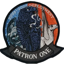 US NAVY PATCH: Patrol Squadron 1 VP-1 Deployment 2024-2025 Bahrain Middle East