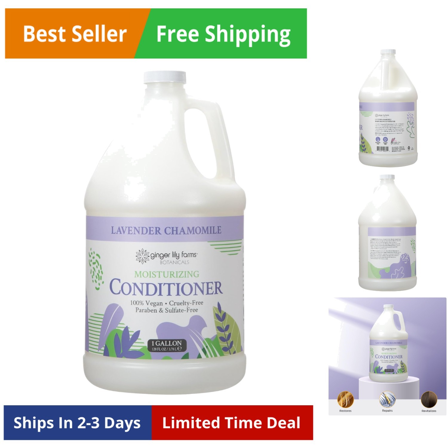 Botanicals Moisturizing Conditioner for Dry Hair, 100%  & Cr