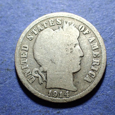 1914-D Barber Dime  Good