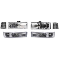 Headlight Kit For 95-05 Chevrolet Astro GMC Safari With Parking and Corner Light