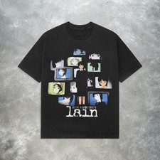 Vintage Serial Experiments Lain Anime T-Shirt