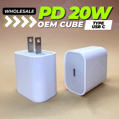 #ad Type C Fast Charger Cube 20W PD Adapter for iPhone iPad Android USB C Block Lot $2465.94
