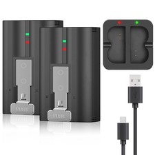 2-Pack 6040mAh Replacement Battery with Charger Station for Ring-Doorbell 2/3...
