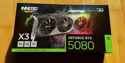 Inno3D Nvidia GeForce RTX5080 x3 16GB 256Bit GDDR7 | Ungeöffnet [OVP]