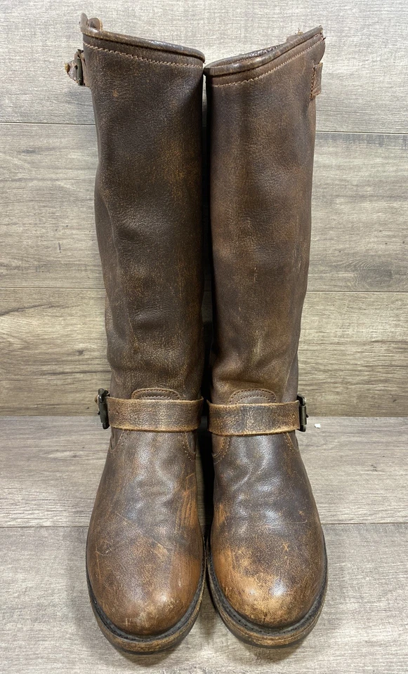 Botas de montar FRYE Veronica Slouch 65988 marrón envejecido para mujer talla 11 ver DESC Foto 4 de 4