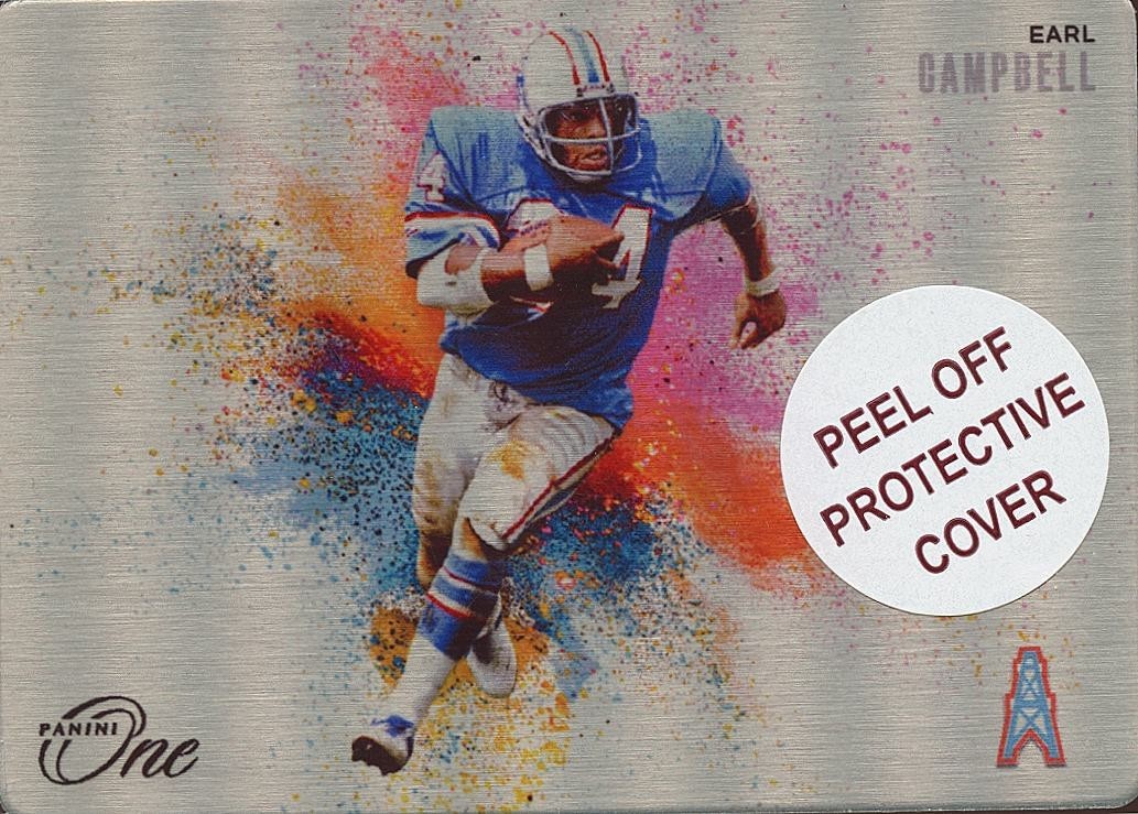 Earl Campbell 2024 Panini One Color Blast SSP CASE HIT