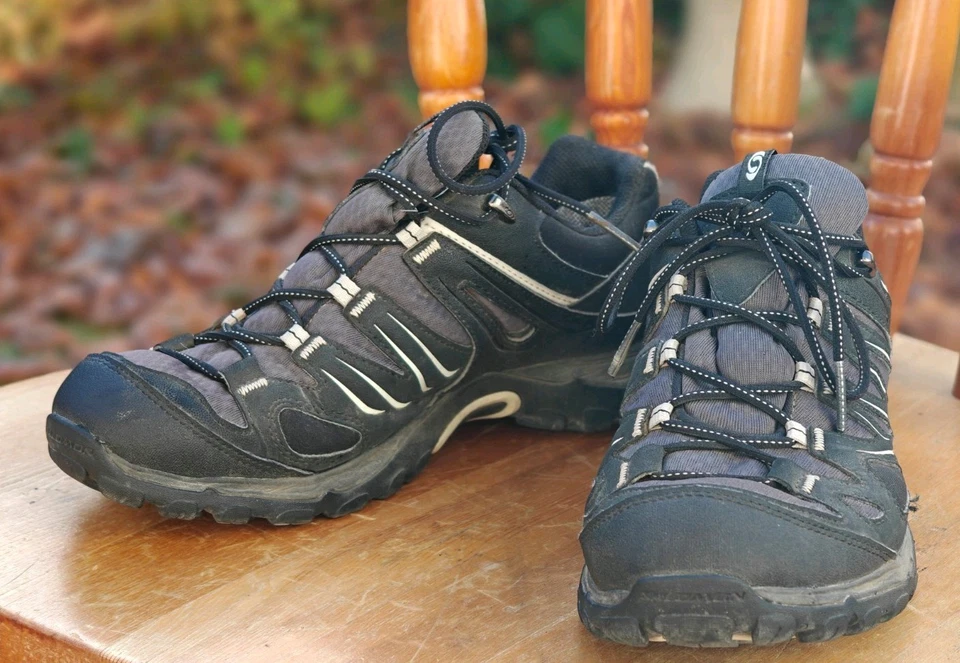 Sportliche graue Gore Tex Schuhe Größe 40 - 41 von Salomon