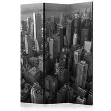 Paravent 3 Volets "New York : Skyscrapers Bird's Eye View" 135x172cm
