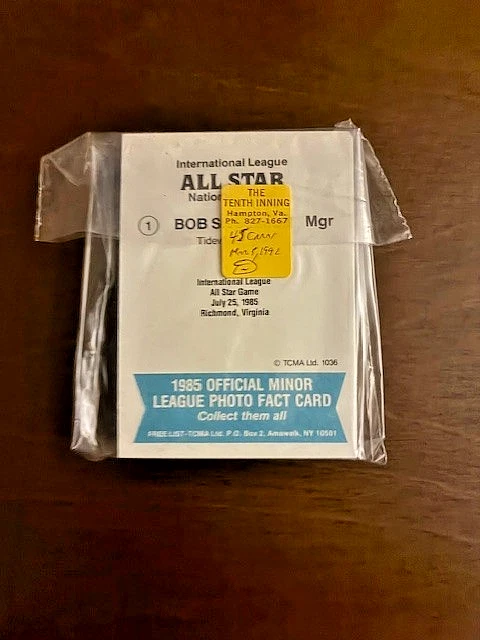 !985 TCMA International Lg. All Star complete 45 card team set (see description) - Image 2 of 4