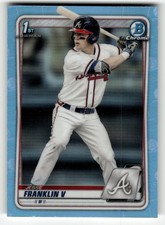 2020 Bowman CHROME Draft Jesse Franklin V #BD-17 Atlanta Braves 1ST BOWMAN
