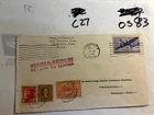 U. S.Vintage Cover - C27 -  1946 Postmark - USA to Uruguay