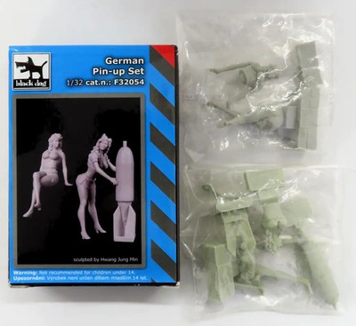 Plastic Model 1/32 German Pin-up Set Resin Cast Kit [F32054]
