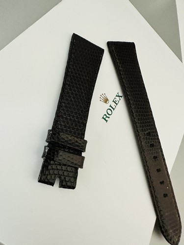 Vintage New Old Stock Rolex 20mm OEM Brown Lizard Leather Band - Picture 3 of 6