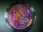 UNC. 1879 MORGAN SILVER DOLLAR TONED NICE COLLECTOR GRADE COIN M-1043