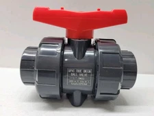 1" DN25 UPVC True Union Slip Socket Ball Valve 150 PSI NEW