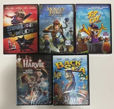 Children's Animation DVD Bundle (5-Movies) Comedy - Top Cat, Monkey King, Harvie