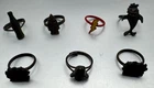 Vintage Betty Boop, Darth Vader, Flash, Coke Etc. Metal Adjustable Rings