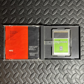TurboGrafx-16 Psychosis (Case, Manual, Game Sleeve, HuCard)