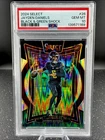 3331 Jayden Daniels 2024 Panini Select #26 Black and Green Prizm Shock RC PSA 10