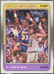 1988-89 Fleer Basketball Kareem Abdul-Jabbar #64 EX