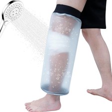 Waterproof Knee Cast Cover for Shower Adults, Reusable Cast Covers Protector ...
