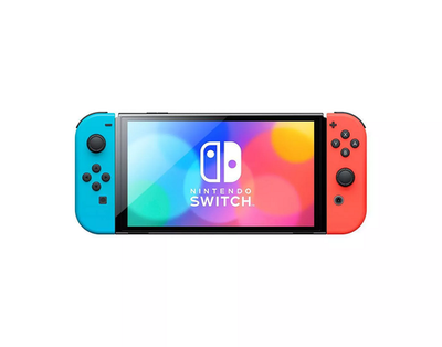Nintendo HEGSKABAA Switch - OLED Model with Neon Red & Neon Blue