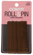 5 Pack Conair Roll  Pin Hair Pins, 18 Ct