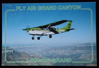 67217 Postcard Fly Air Grand Canyon Eagle See it