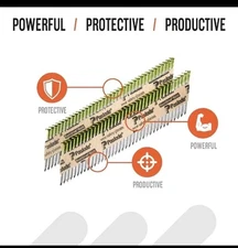 Paslode 2000 Hot Dipped Galvanized Framing Nails 650381 HDG 30 Degree Round Head