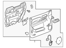 Genuine GM Door Trim Panel 25783907