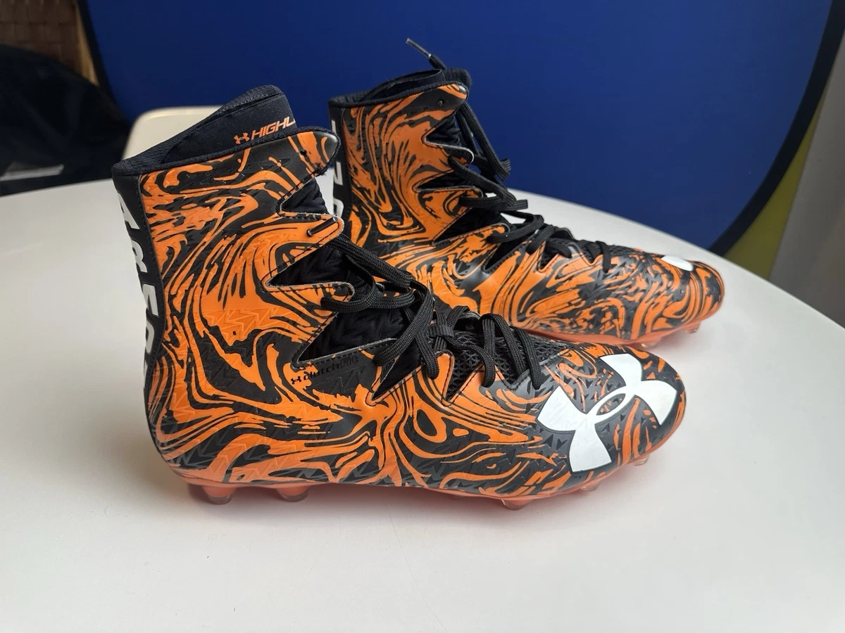 Under armour Orange 10 US Football Shoes & Cleats for Men for sale