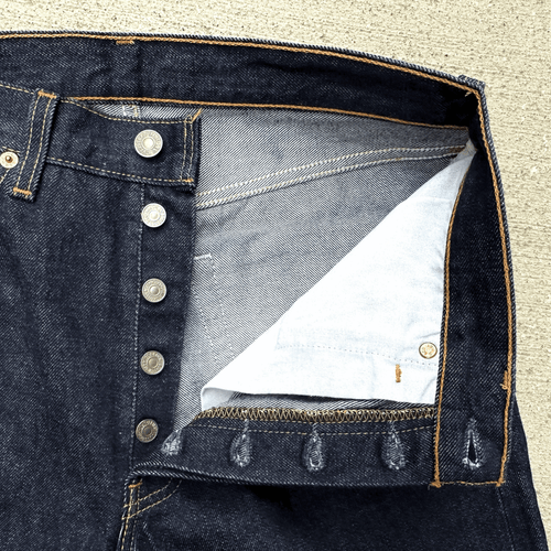 Levi's 501XX W32 L36 USA Made 2000s Vintage Dark Indigo Denim Jeans Big E - Bild 6 von 10