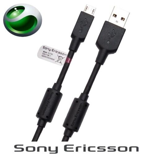 USB Charger Cable Data Cordon Micro Original Sony-Ericsson Pr Mt15i Xperia Neo - Bild 1 von 1