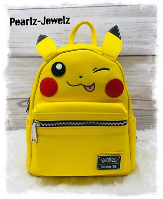 Pikachu Figural Loungefly Mini Backpack Loungefly Exclusive Pokémon Pikachu Minimalist Figural Mini  main image 2