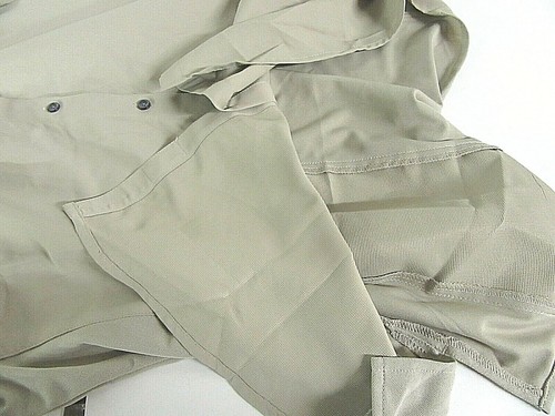 Women's Tan Lightweight Ripstop Short Sleeve Shirt - XL - Picture 8 of 8